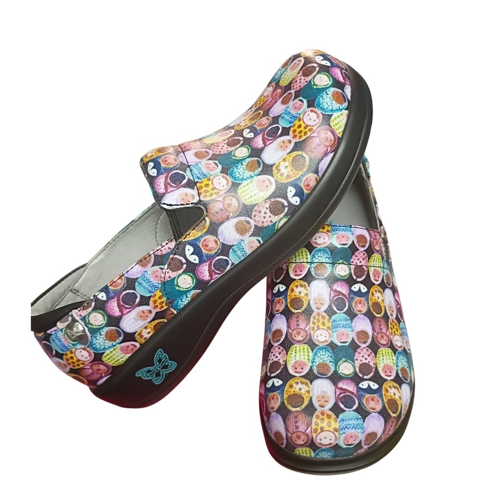 Alegria Keli Professional Clogs Russian Nesting Dolls Leather KEL-7011 - Picture 2 of 3